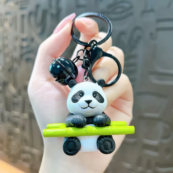 Cute Bamboo Panda Keychain