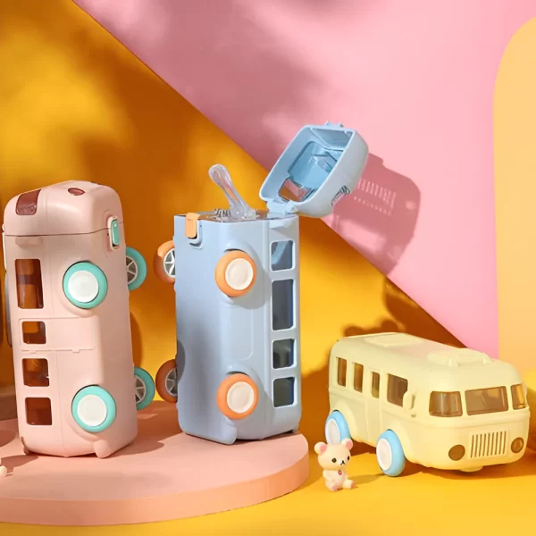 Creative School Bus Shaped Sipper